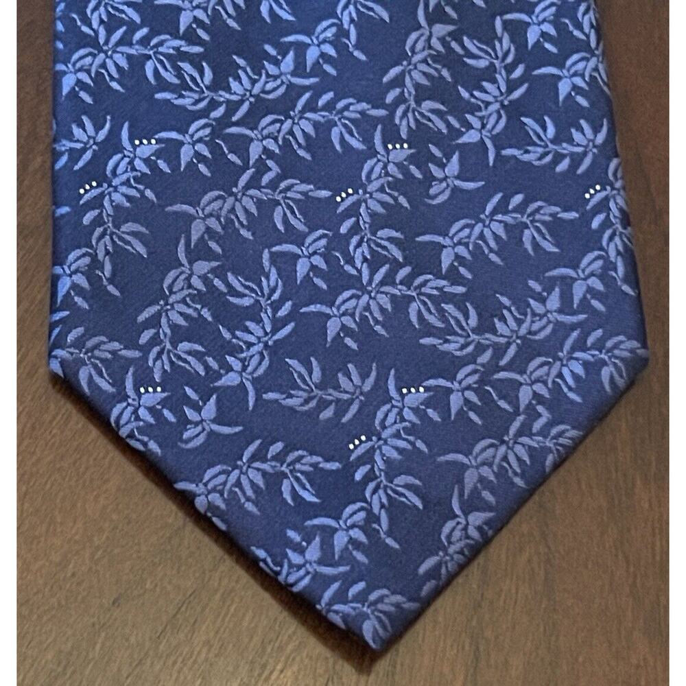 Ck Calvin Klein Blue 100% Silk Men’s Neck Tie Made In China